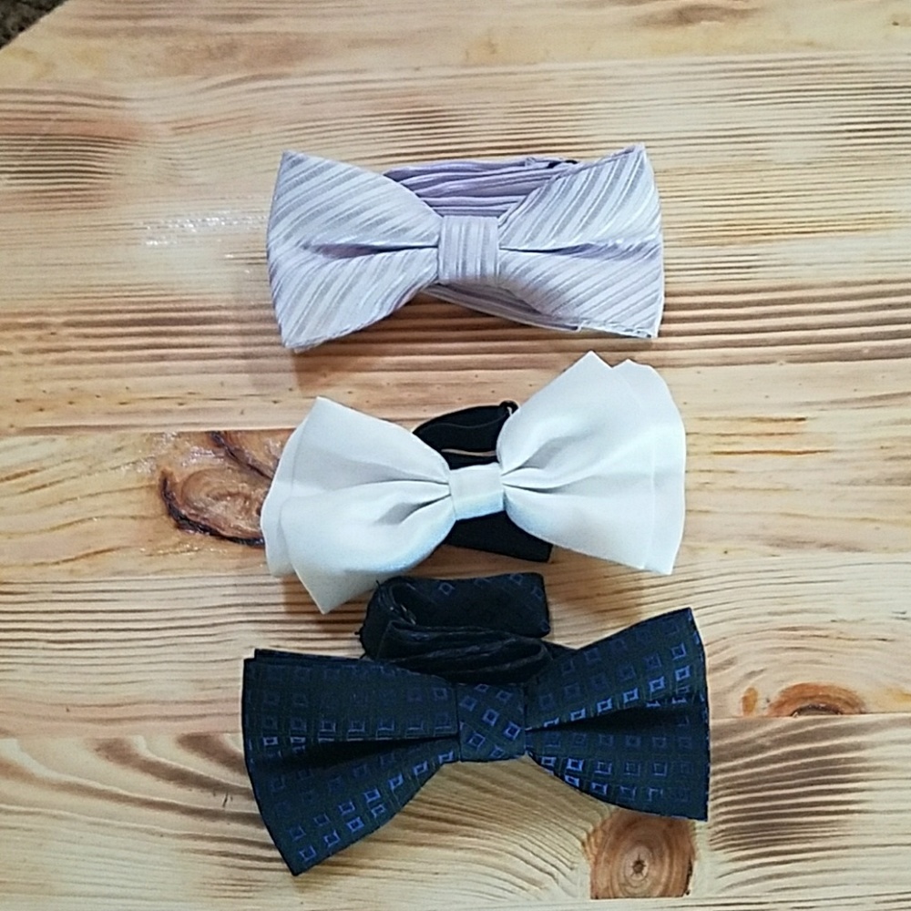 Men's clip on Bow Ties